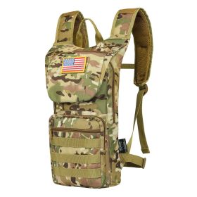 VEVOR Hydration Backpack, Water Backpack with 3L TPU Water Bladder, Tactical Molle Hiking Hydration Pack with Storage for Men Women