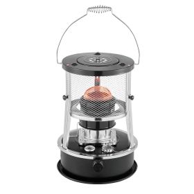 VEVOR 9000 BTU Portable Kerosene Heater & Stove, 2 in 1 Non-Electric Indoor Outdoor Heater with Adjustable Height & Flame & Easy Storage, for Cam