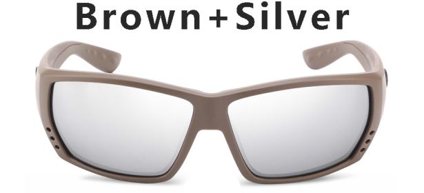 Brand Design Square Sun Glasses for Men Classic Mirror Driver Polarized Sunglasses Travel Male Shades Tuna Alley Sunglasses Men (Lenses Color: C3, Frame Color: Without Packing)