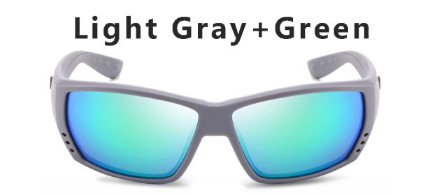 Brand Design Square Sun Glasses for Men Classic Mirror Driver Polarized Sunglasses Travel Male Shades Tuna Alley Sunglasses Men (Lenses Color: C7, Frame Color: Without Packing)